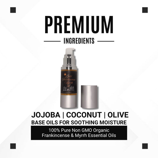 Gold Frankincense Myrrh Oil 1oz.