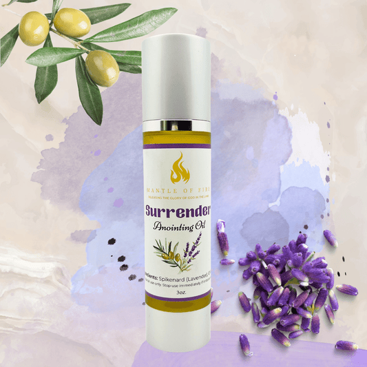 Surrender Anointing Oil 3.38 oz. Airless Pump Spill Proof Shatter Proof Bottle
