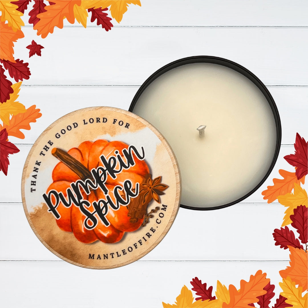 Thank The Good Lord For Pumpkin Spice - 8oz. Candle