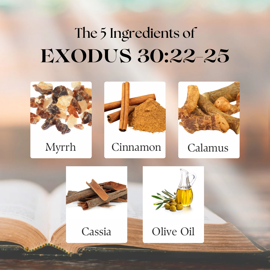 Exodus 30:22-25 Anointing Oil