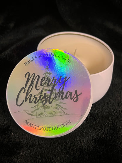 Merry Christmas 8 oz. Tin