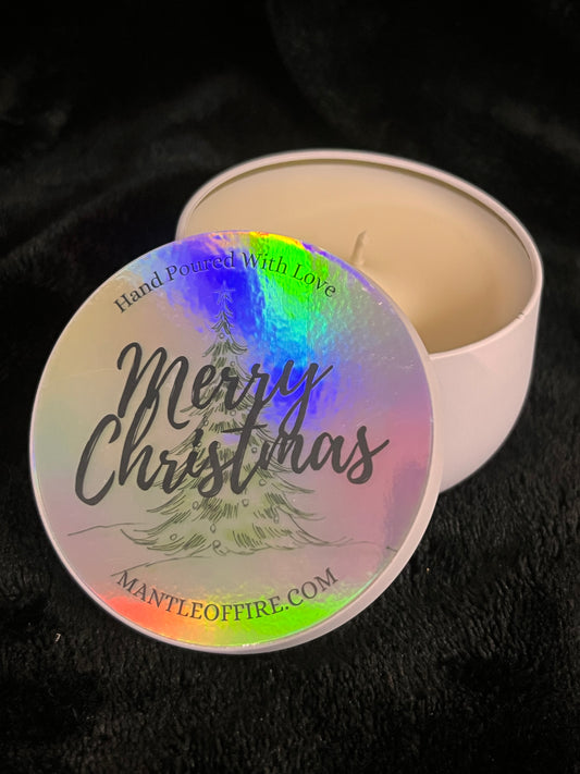 Merry Christmas 8 oz. Tin
