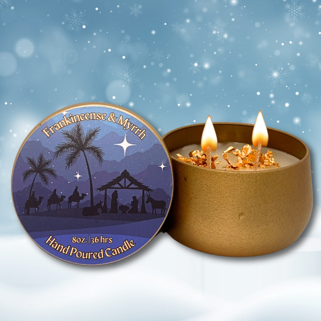 Frankincense & Myrrh - Candle 8oz.