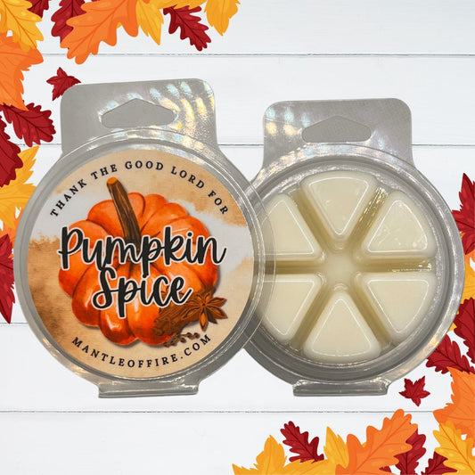 THANK THE GOOD LORD FOR PUMPKIN SPICE -WAX MELTS