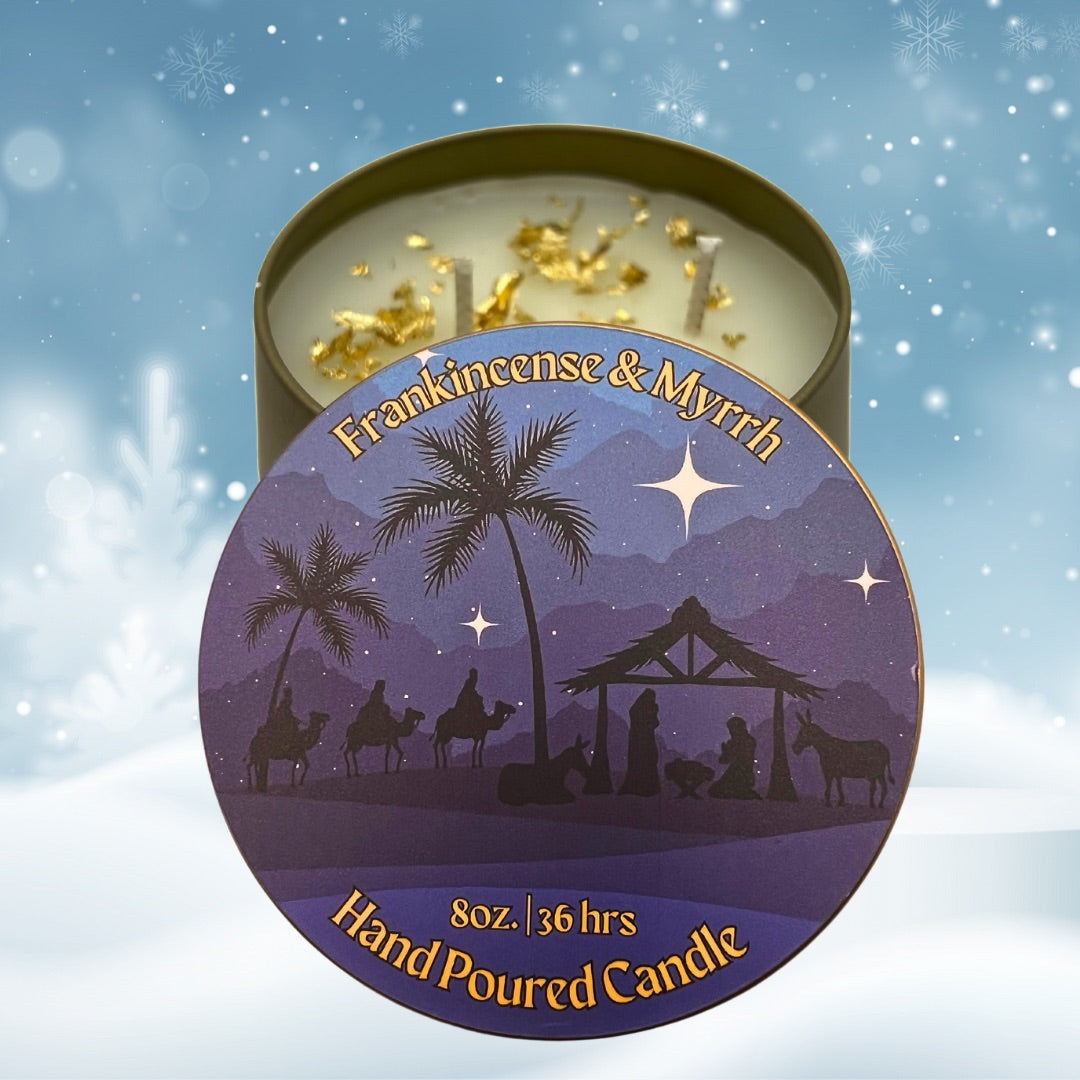 Frankincense & Myrrh - Candle 8oz.