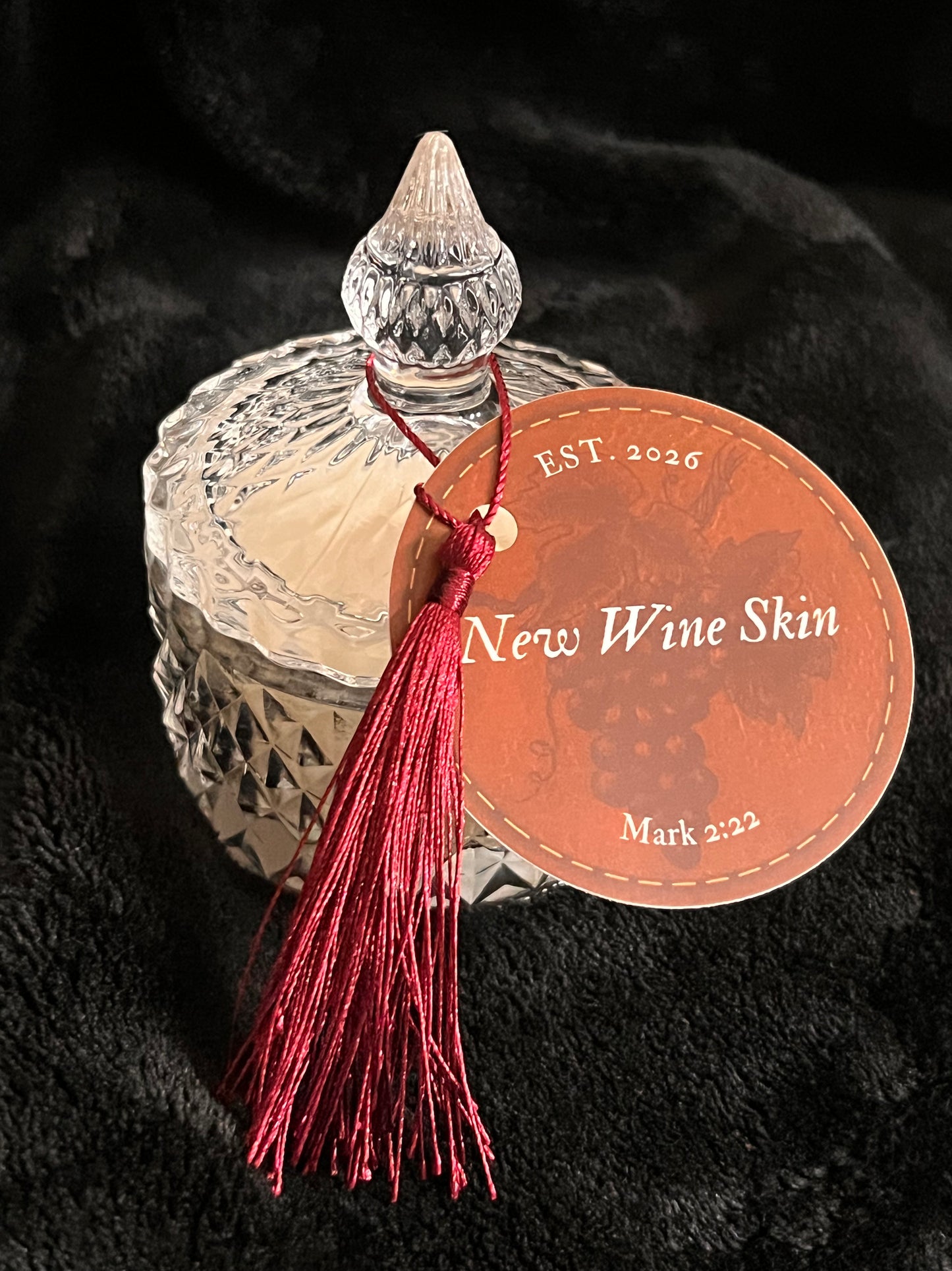 New Wine Skin Candle 4 oz. Glass