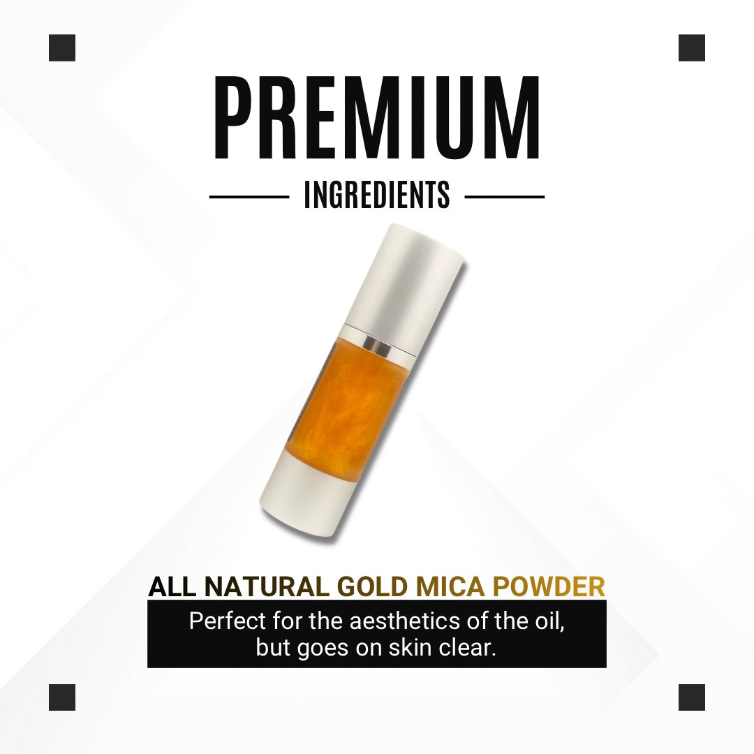 Gold Frankincense Myrrh Oil 1oz.