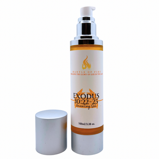 Exodus 30:22-25 Anointing Oil 3.38 oz. Airless Pump Shatter Proof Spill Proof Bottle