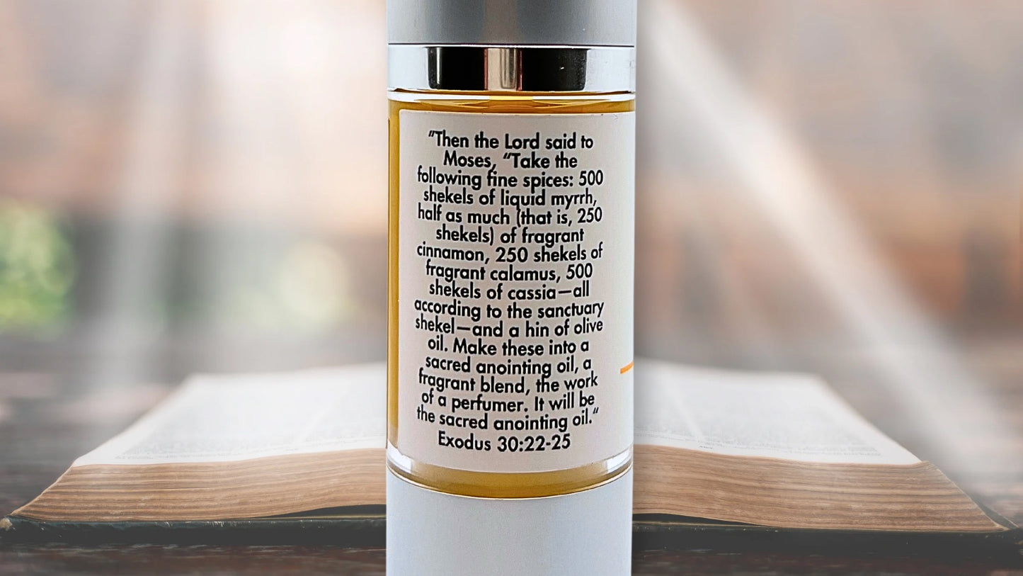 Exodus 30:22-25 Anointing Oil