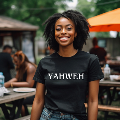 YAHWEH Print- Short Sleeve, Unisex Fit, T-Shirt