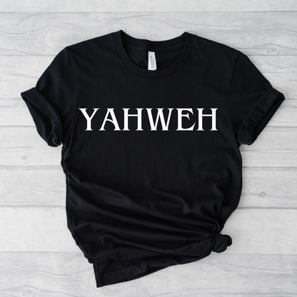 YAHWEH Print- Short Sleeve, Unisex Fit, T-Shirt