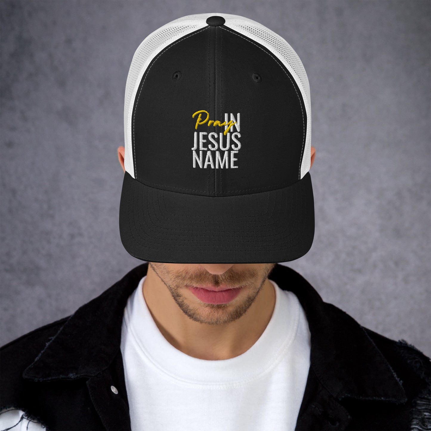 Pray In Jesus Name - Trucker Cap